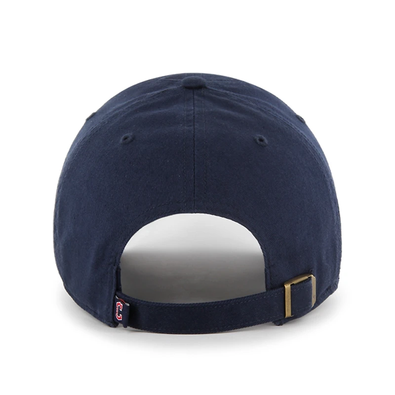 Men's '47 Navy Cleveland Guardians Team Pride Clean Up Adjustable Hat