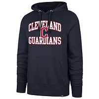Sweat à capuche bleu marine Cleveland Guardians Velocity Headline pour homme '47