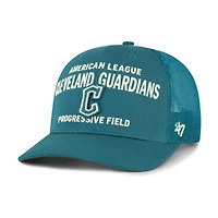 Men's '47  Teal Cleveland Guardians Contemporary Hitch Adjustable Trucker Hat