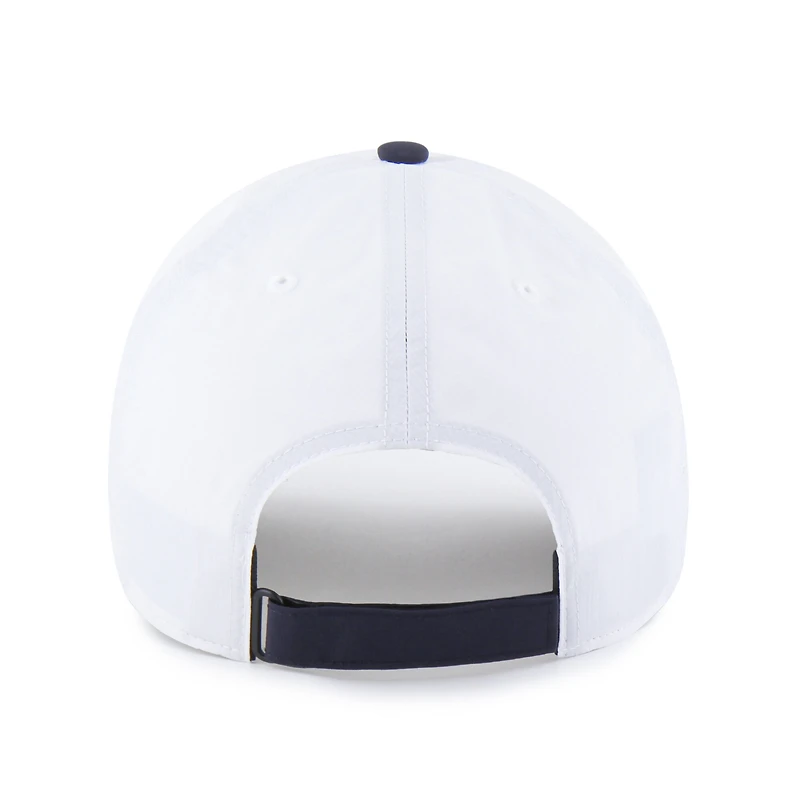 Men's '47 White/Navy Cleveland Guardians Vista Mini Clean Up brrr° Adjustable Hat