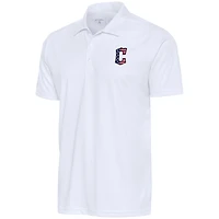 Polo Antigua blanc pour homme, hommage patriotique aux Cleveland Guardians