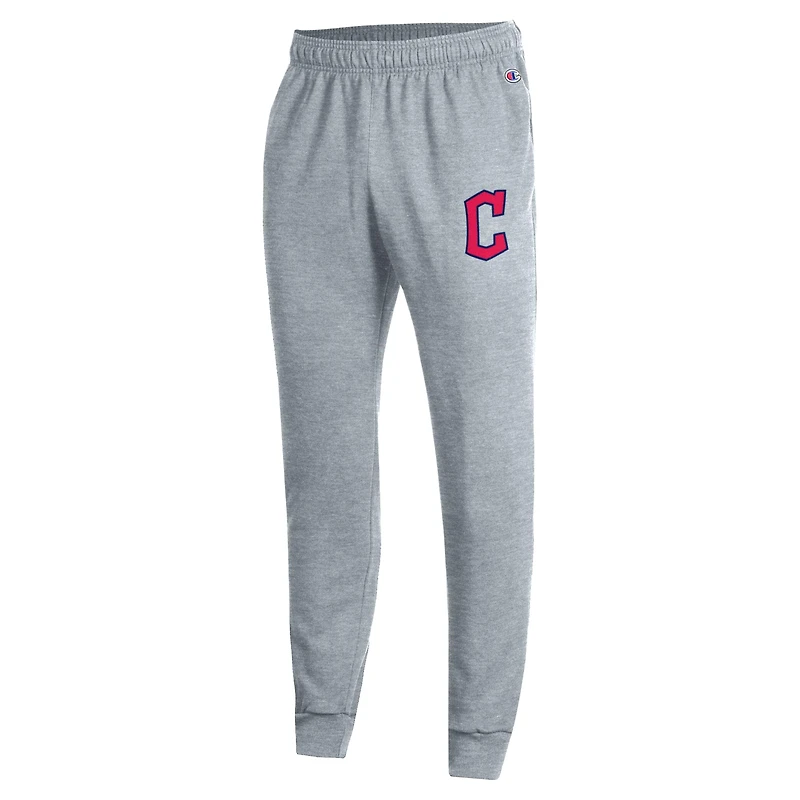 Men's Champion  Heather Gray Cleveland Guardians Powerblend Joggers