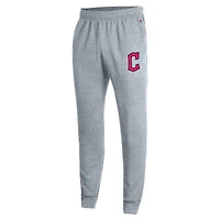 Men's Champion  Heather Gray Cleveland Guardians Powerblend Joggers