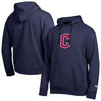 Men's Champion  Navy Cleveland Guardians All Star Embroidered Logo Hoodie