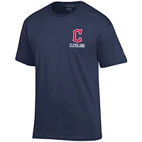 T-shirt Champion Navy Cleveland Guardians pour homme