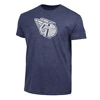 Men's Champion  Navy Cleveland Guardians Tri-Blend T-Shirt