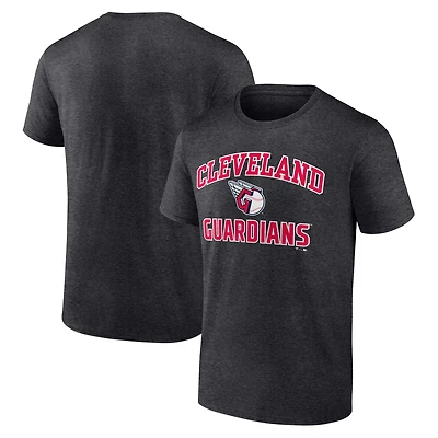 Men's Charcoal Cleveland Guardians Heart & Soul T-Shirt