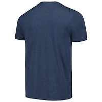 Ensemble de nuit pour hommes Concepts Sport Charcoal/Navy Cleveland Guardians Meter T-shirt et pantalon