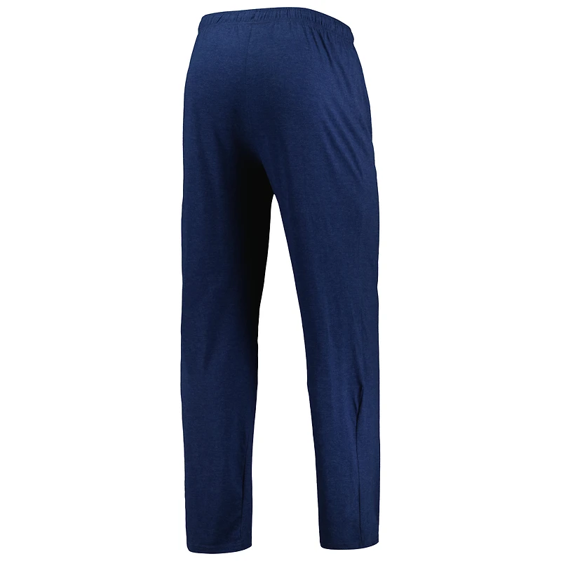 Concepts Sport Ensemble de nuit avec t-shirt et pantalon Cleveland Guardians Meter bleu marine/rouge pour homme