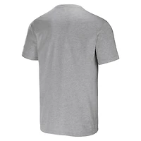 Collection Darius Rucker pour homme par Fanatics T-shirt gris chiné Cleveland Guardians Henley