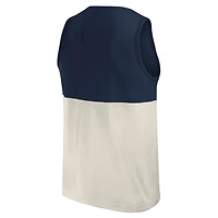 Collection Darius Rucker pour hommes par Fanatics Débardeur color block bleu marine Cleveland Guardians
