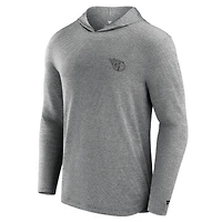 T-shirt à capuche léger noir Cleveland Guardians Front Office Tech Fanatics pour hommes