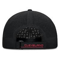 Casquette ajustable Cleveland Guardians Level Up Driver Fanatics noire pour homme