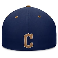 Men's Fanatics Navy/Tan Cleveland Guardians Splinter Fitted Hat