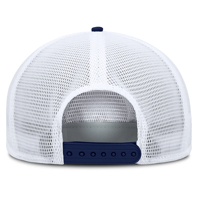 Men's Fanatics Navy/White Cleveland Guardians Clubhouse Change Up Snapback Hat