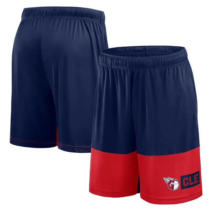 Men's Fanatics Navy Cleveland Guardians Best of the Shorts