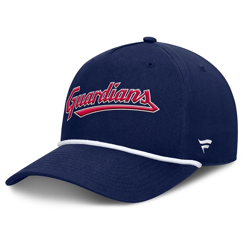Men's Fanatics Navy Cleveland Guardians Clubhouse Foul Ball A-Frame Adjustable Hat