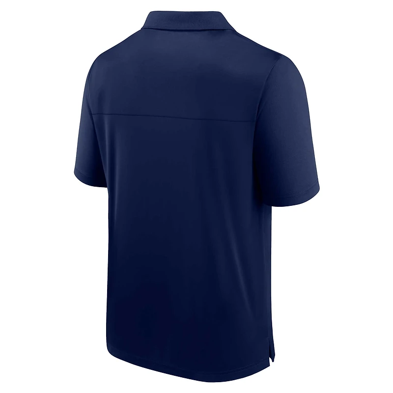 Polo Fanatics bleu marine avec logo des Cleveland Guardians pour hommes
