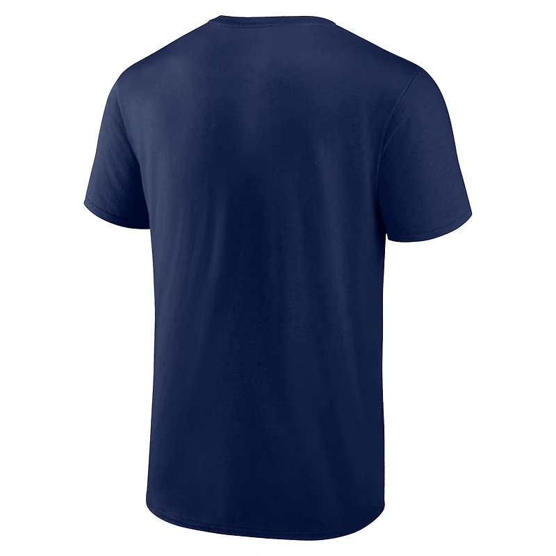 Men's Fanatics Navy Cleveland Guardians Official Logo T-Shirt