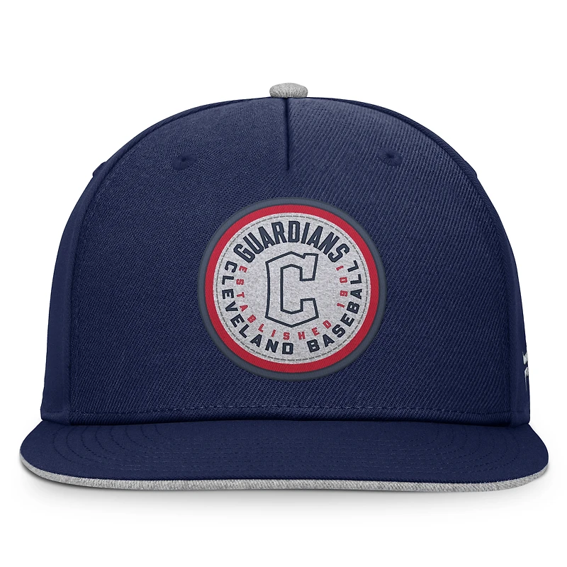 Casquette snapback Velo Cleveland Guardians bleu marine pour homme de Fanatics