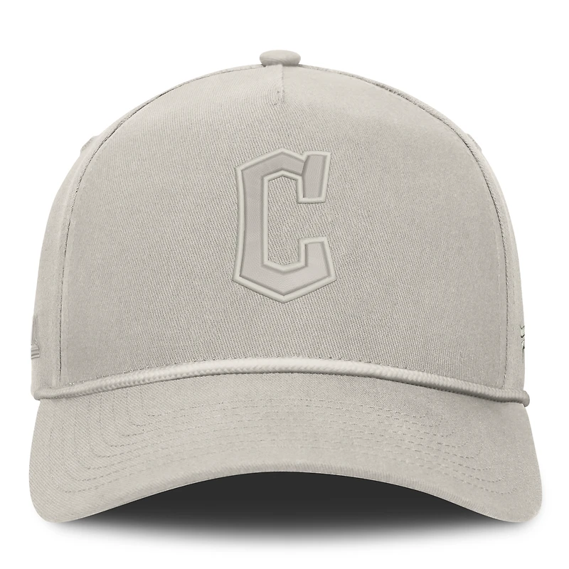 Men's Fanatics Stone Cleveland Guardians Undertone A-Frame Adjustable Hat