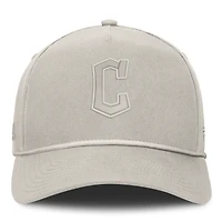 Men's Fanatics  Stone Cleveland Guardians Undertone A-Frame Adjustable Hat