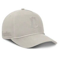 Men's Fanatics  Stone Cleveland Guardians Undertone A-Frame Adjustable Hat
