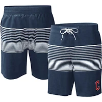 Men's G-III Sports by Carl Banks  Navy Cleveland Guardians Coastline Volley Swim Shorts