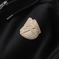 Sweat à capuche zippé Levelwear noir Cleveland Guardians Podium pour homme