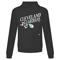 Men's Levelwear Black Cleveland Guardians St. Patrick's Day Relay Boots Pullover Hoodie