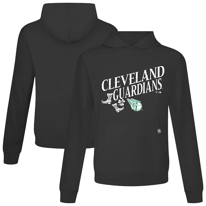Sweat à capuche noir Cleveland Guardians St. Patrick's Day Relay Boots pour homme Levelwear
