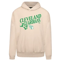 Men's Levelwear  Khaki Cleveland Guardians St. Patrick's Day Pullover Hoodie