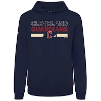 Men's Levelwear Navy Cleveland Guardians Accolade Podium No Hitter Pullover Hoodie