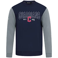 Sweat-shirt bleu marine pour homme Levelwear Cleveland Guardians Accolade Ultimate Textbook