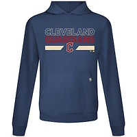 Men's Levelwear  Navy Cleveland Guardians City Connect Relay No Hitter Pullover Hoodie