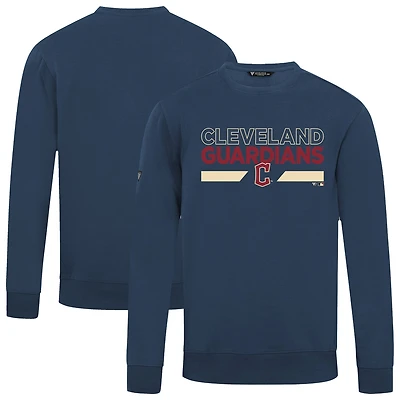 Men's Levelwear Navy Cleveland Guardians City Connect Zane No Hitter Sweatshirt