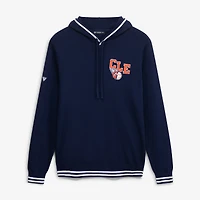 Sweat à capuche Levelwear bleu marine Cleveland Indians pour homme