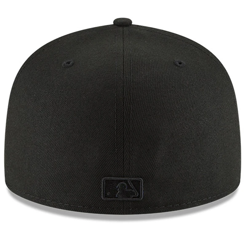 Men's New Era Black/Black Cleveland Guardians 59FIFTY Fitted Hat