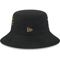 Bob New Era noir pour hommes des Cleveland Guardians 2024 Armed Forces Day
