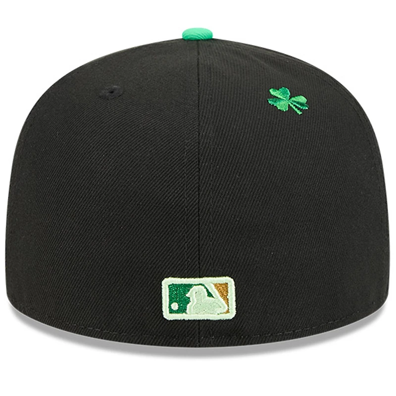 Men's New Era  Black Cleveland Guardians 2026 St. Patrick's Day 59FIFTY Fitted Hat