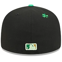 Men's New Era  Black Cleveland Guardians 2026 St. Patrick's Day 59FIFTY Fitted Hat