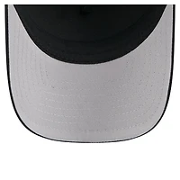 Men's New Era Black Cleveland Guardians City Initial 9FORTY A-Frame M-Crown Adjustable Trucker Hat