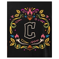 Men's New Era Black Cleveland Guardians Día de los Muertos T-Shirt