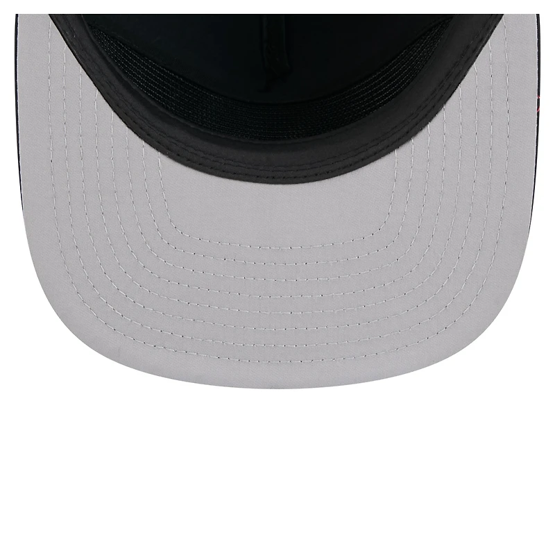 Casquette snapback noire New Era pour homme, motif gummy golfer des Cleveland Guardians