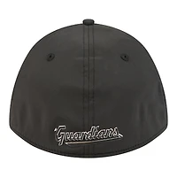 Men's New Era  Black Cleveland Guardians Metallic 39THIRTY M-Crown Flex Hat