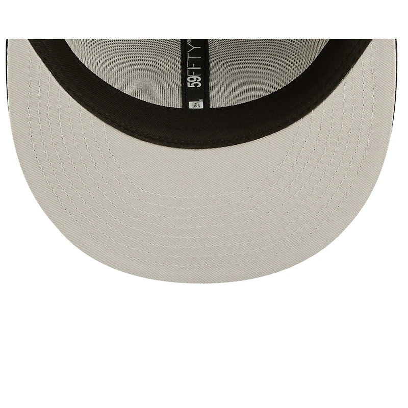 Casquette ajustée 59FIFTY avec logo de l'équipe Cleveland Guardians New Era noire pour homme