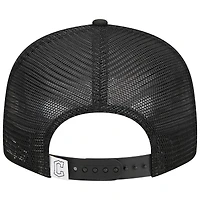 Men's New Era Black Cleveland Guardians Trucker 9FIFTY Snapback Hat