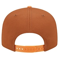 Men's New Era Brown Cleveland Guardians Spring Color Two-Tone 9FIFTY Snapback Hat
