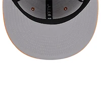 Men's New Era Brown Cleveland Guardians Spring Color Two-Tone 9FIFTY Snapback Hat