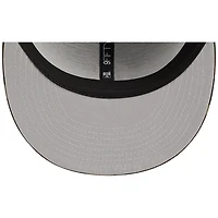 Men's New Era Camo Cleveland Guardians Woodland Camo Trucker 9FIFTY Snapback Hat